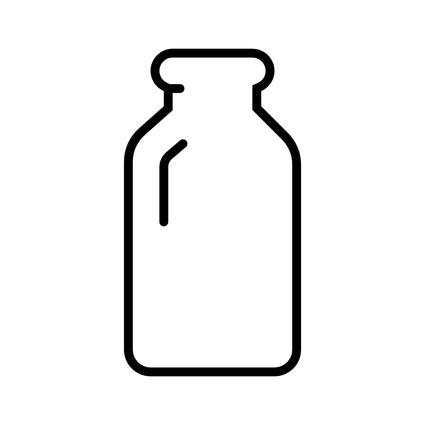 Symbol Milchflasche 