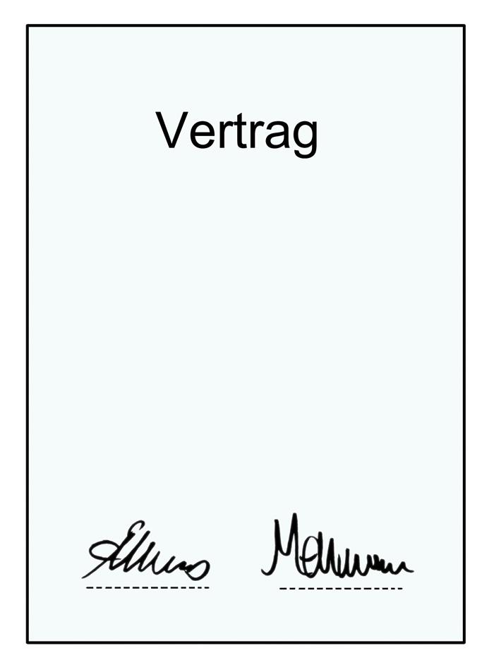 Dokument Vertrag