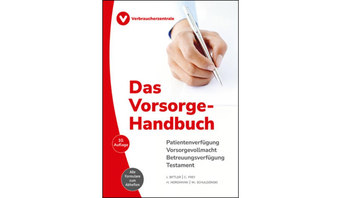 Titelbild des Ratgebers "Das Vorsorge Handbuch)