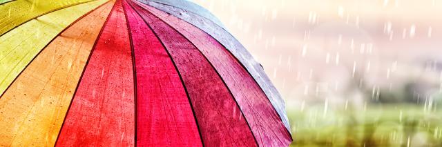 Einen Regentag im Herbst