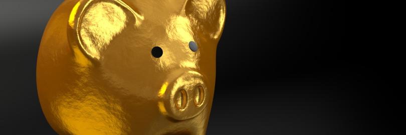 Sparschwein aus Gold