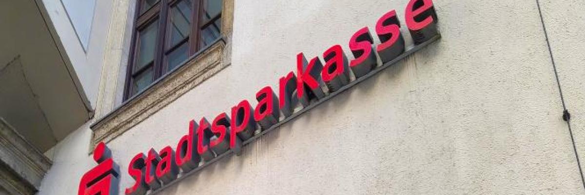 Stadtsparkasse München Schriftzug
